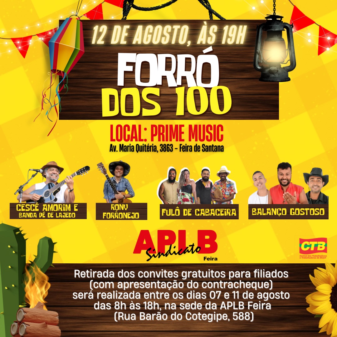 FORRÓ DA APLB FEIRA 2023